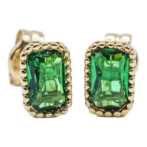 PENDIENTES CON CUARZOS VERDES
