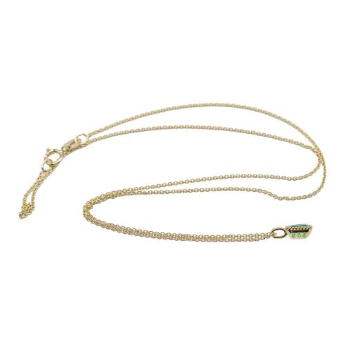 COLGANTE CON CUARZO VERDE