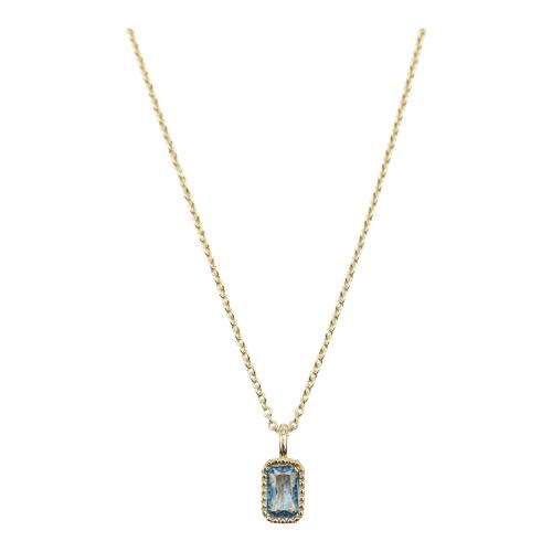 COLGANTE CON CUARZO AZUL