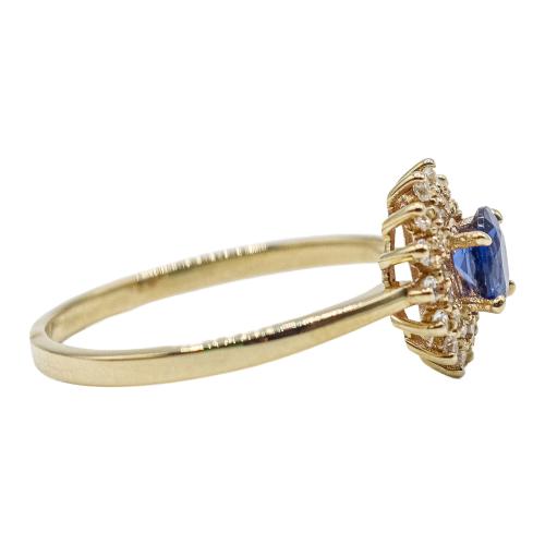 ANILLO ROSETÓN CON CIRCONITAS