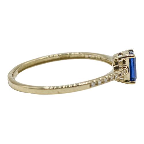 ANILLO CON CUARZO AZUL Y CIRCONITAS