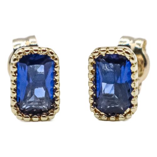 PENDIENTES CON CUARZOS AZULES