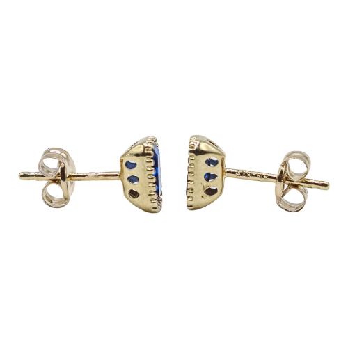 PENDIENTES CON CUARZOS AZULES