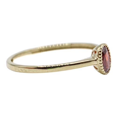ANILLO CON CUARZO GRANATE