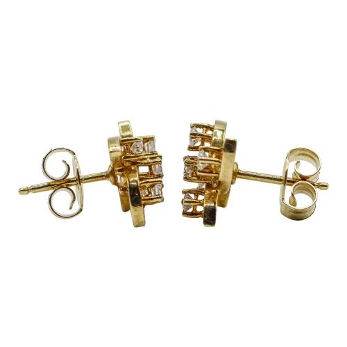 PENDIENTES MOLINILLO CON BRILLANTES