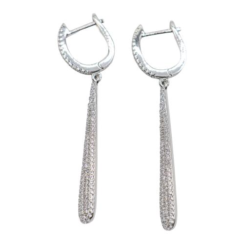PENDIENTES LARGOS CON CIRCONITAS