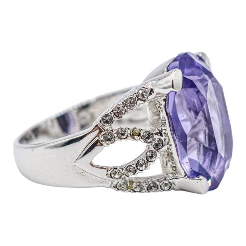 ANILLO CON AMATISTA