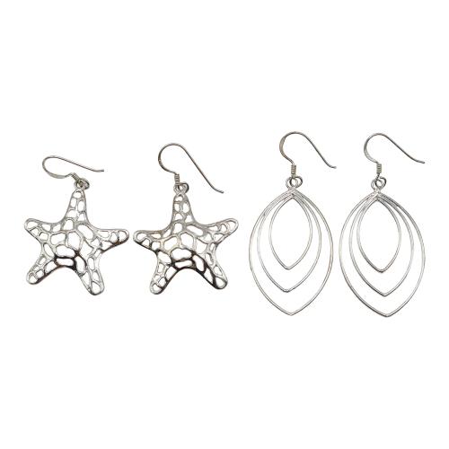 DOS PARES DE PENDIENTES
