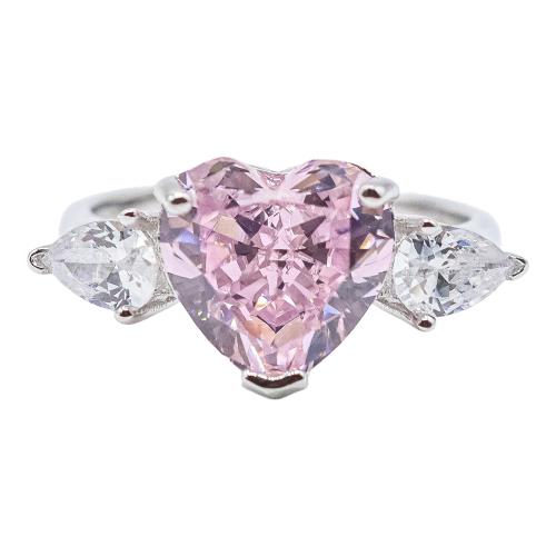 ANILLO CON CORAZÓN ROSA