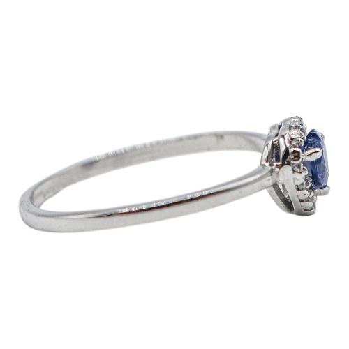 ANILLO CON ZAFIRO CORAZÓN