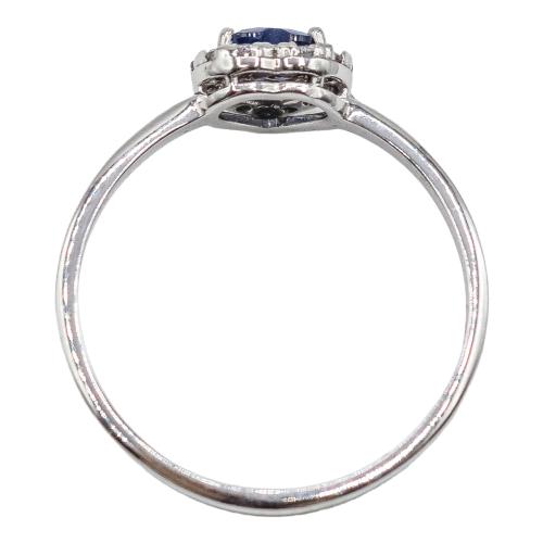 ANILLO CON ZAFIRO CORAZÓN