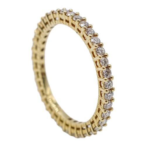 ANILLO ALIANZA CON BRILLANTES