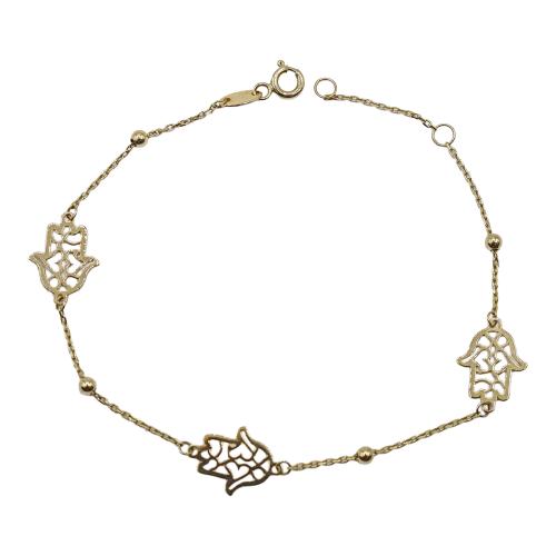 PULSERA CON MANO DE FÁTIMA