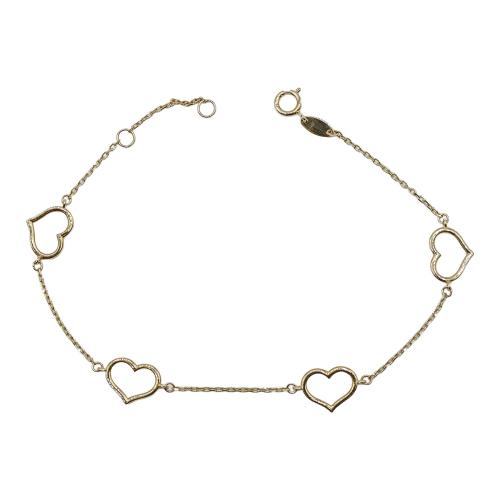PULSERA CON CORAZONES