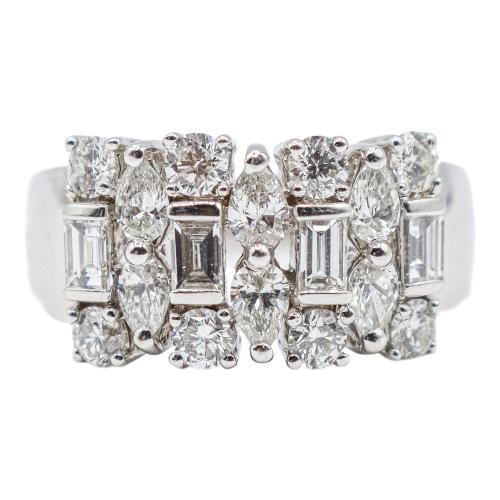 ANILLO ANCHO CON DIAMANTES