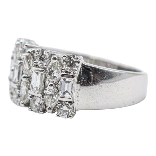 ANILLO ANCHO CON DIAMANTES
