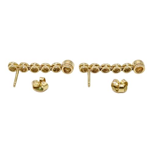 PENDIENTES LARGOS CON BRILLANTES