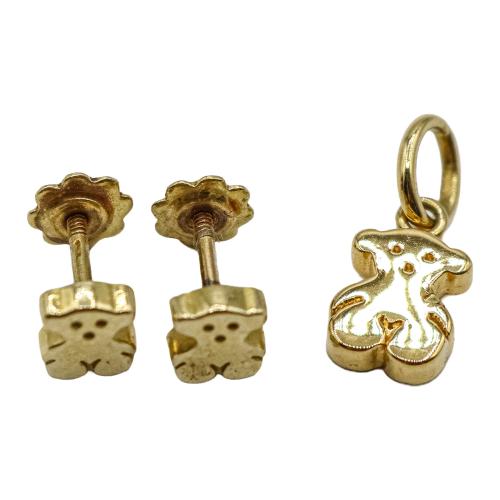 PENDIENTES Y COLGANTE TOUS