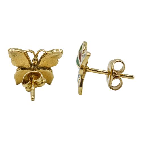 PENDIENTES MARIPOSA CON ESMALTES