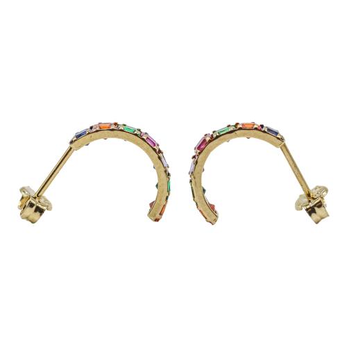 PENDIENTES ARGOLLAS MULTICOLOR
