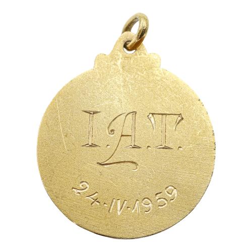MEDALLA DEVOCIONAL DE MEDIADOS S.XX