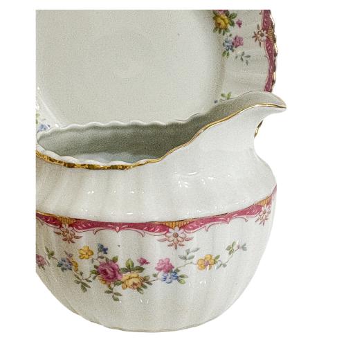 SERVICIO DE TÉ EN PORCELANA DE MEDIADOS S.XX