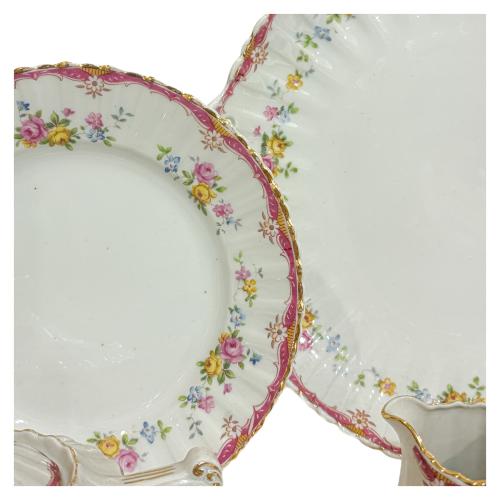 SERVICIO DE TÉ EN PORCELANA DE MEDIADOS S.XX