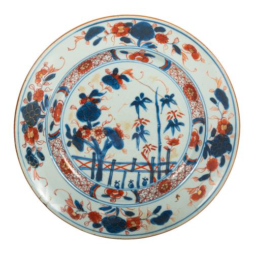 PLATO DE PORCELANA CHINA IMARI S. XVIII-XIX