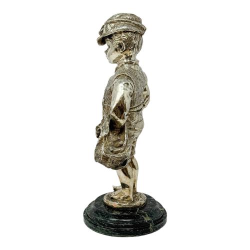 FIGURA CON PATÍNA DE PLATA DEL ÚLTIMO CUARTO S. XX