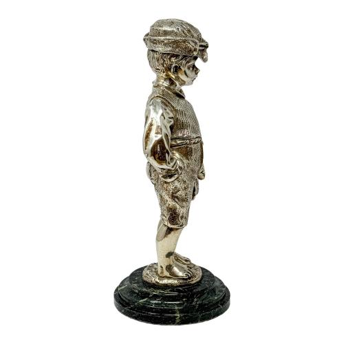 FIGURA CON PATÍNA DE PLATA DEL ÚLTIMO CUARTO S. XX