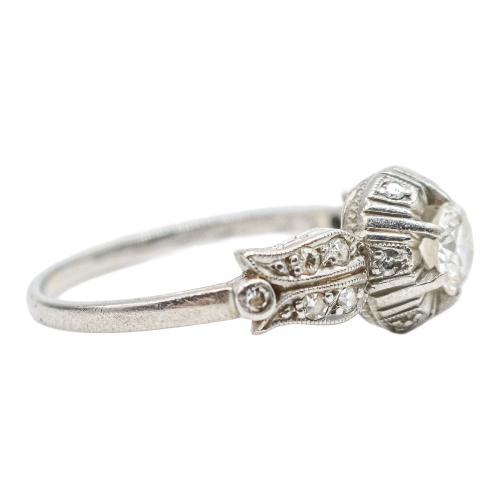 SORTIJA CON DIAMANTE, AÑOS 30