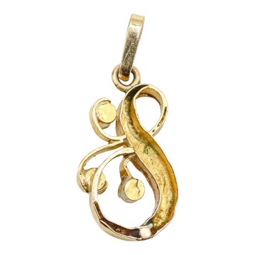 COLGANTE CON DIAMANTES