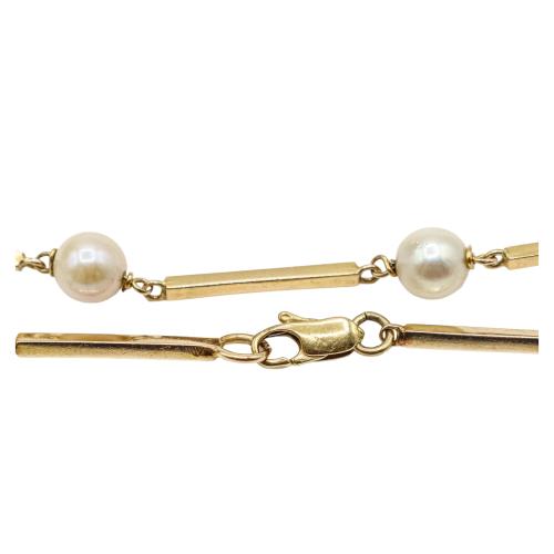 PULSERA CON PERLAS DE LOS AÑOS 70
