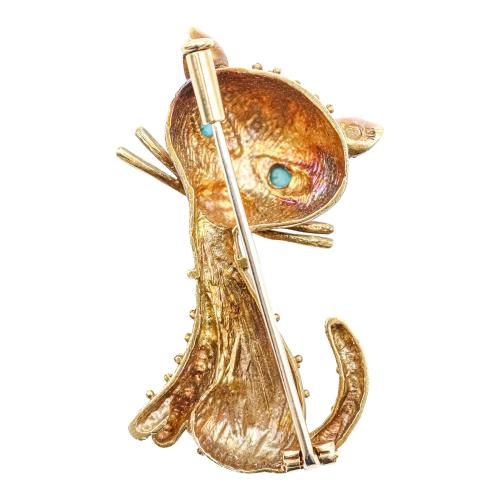 BROCHE GATO DE LOS AÑOS 60-70
