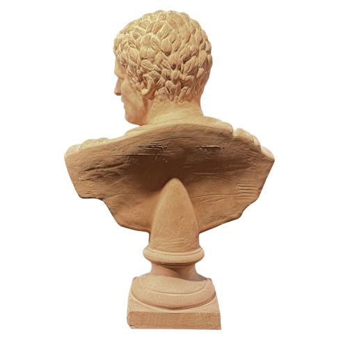 BUSTO CLÁSICO EN TERRACOTA DEL ÚLITMO TERCIO DEL S.XX