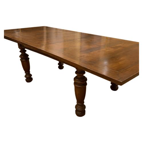 MESA DE COMEDOR EXTENSIBLE FINALES DEL SIGLO XIX 