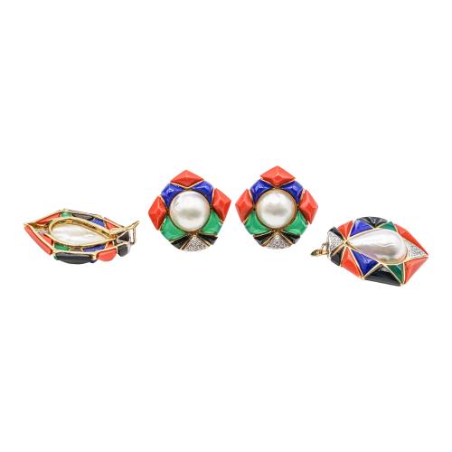 PENDIENTES LARGOS ARLEQUÍN