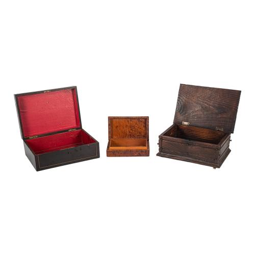 TRES CAJAS EN MADERA 