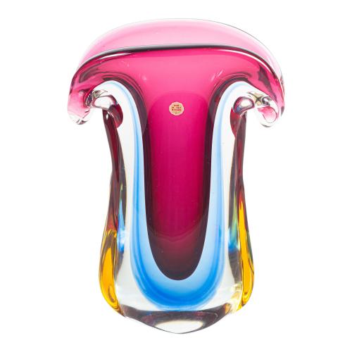 JARRÓN EN CRISTAL DE MURANO AÑOS 70