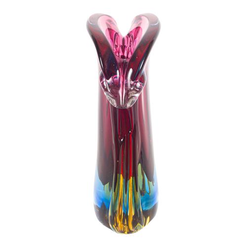 JARRÓN EN CRISTAL DE MURANO AÑOS 70
