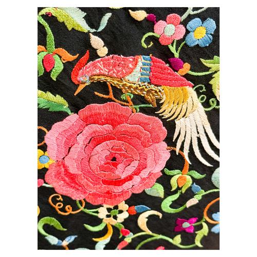 MANTÓN DE MANILA DE LA SEGUNDA MITAD DEL SIGLO XX