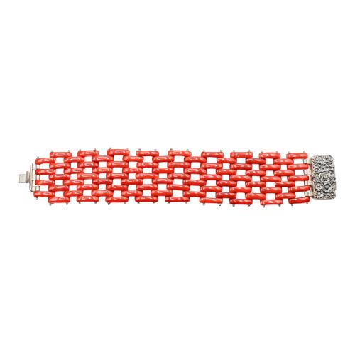 PULSERA ITALIANA DE CORAL