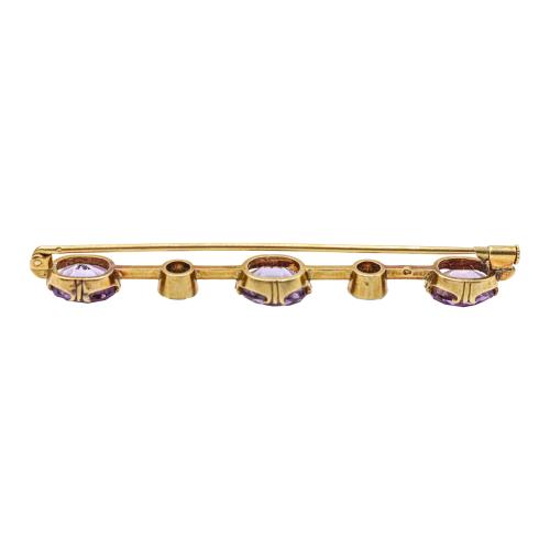 ALFILER CON DIAMANTES DEL S.XIX