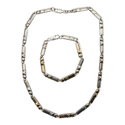 COLLAR Y PULSERA DE PLATA