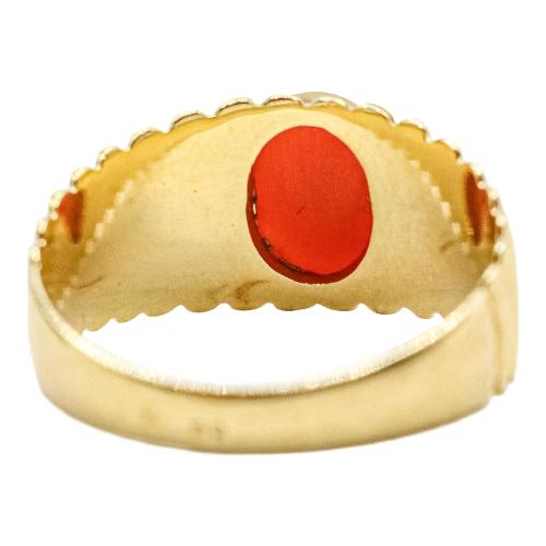 ANILLO CON CORAL
