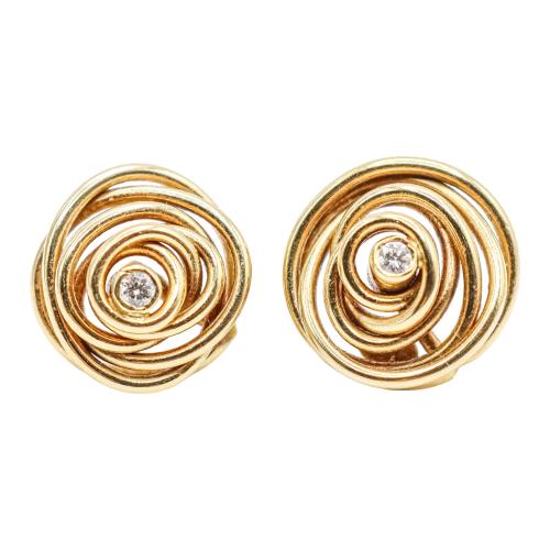 PENDIENTES CON BRILLANTE DE TOUS