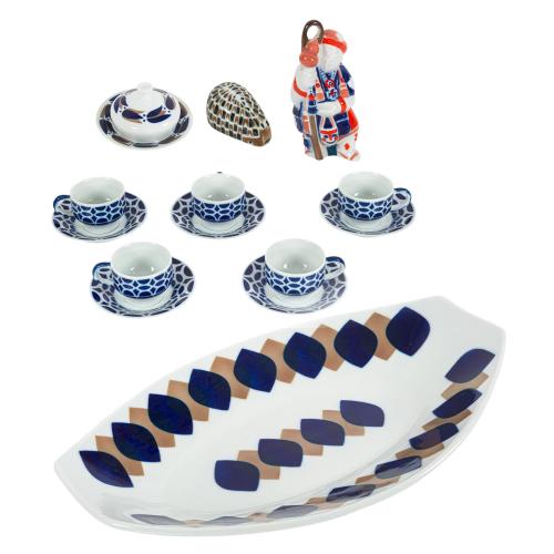 COLECCIÓN DE PIEZAS DE PORCELANA DE SARGADELOS AÑOS 90