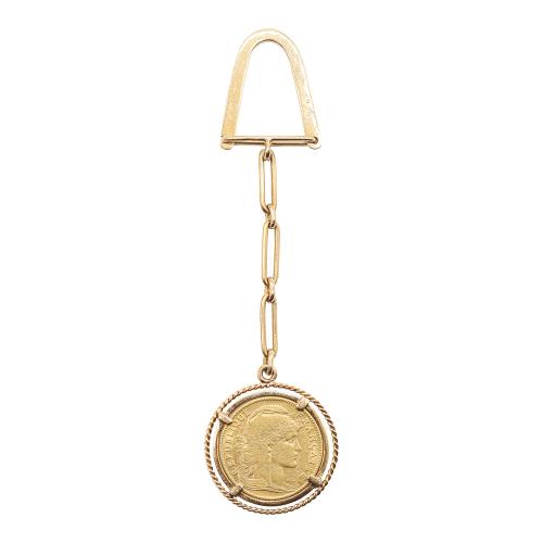 LLAVERO CON MONEDA