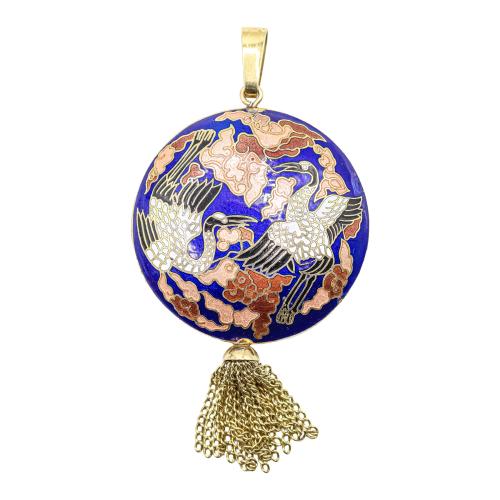COLGANTE ORIENTAL CON ESMALTES
