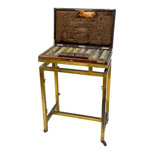 CAJA DE LENTES PARA ÓPTICO DEL PRINCIPIOS DEL S.XX